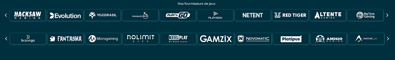 Alexander casino providers